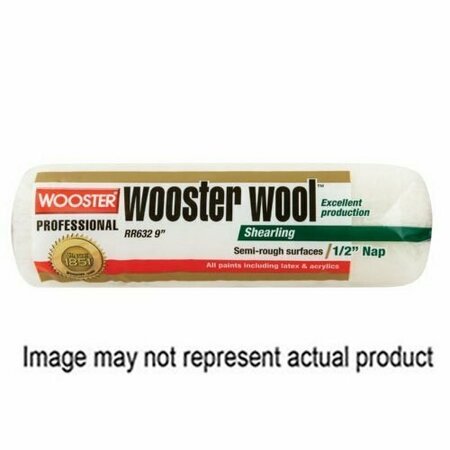 WOOSTER Wooster RR633 9 in. Wooster Wool 3/4 in. Nap Roller Cover 0RR6330090